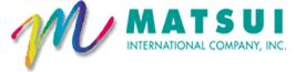 Matsui Waterbased Textile Screen Printing Inks